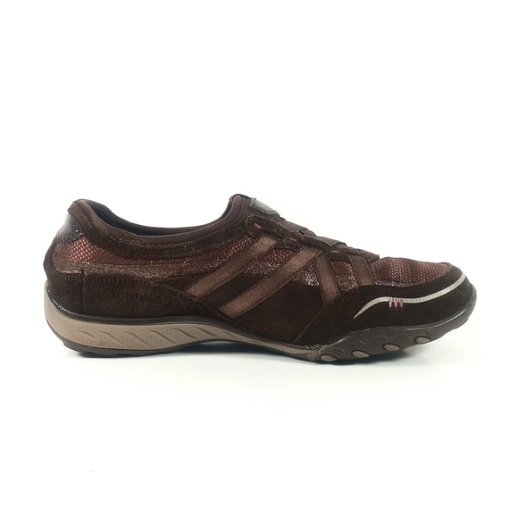 Skechers Relaxed Fit Plus, women's 6.5, brown, slip on sneakers. - Picture 3 of 10